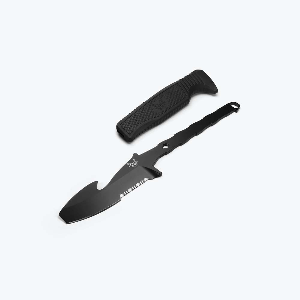 BENCHMADE | H2O FIXED DIVE KNIFE | BLACK SANTOPRENE