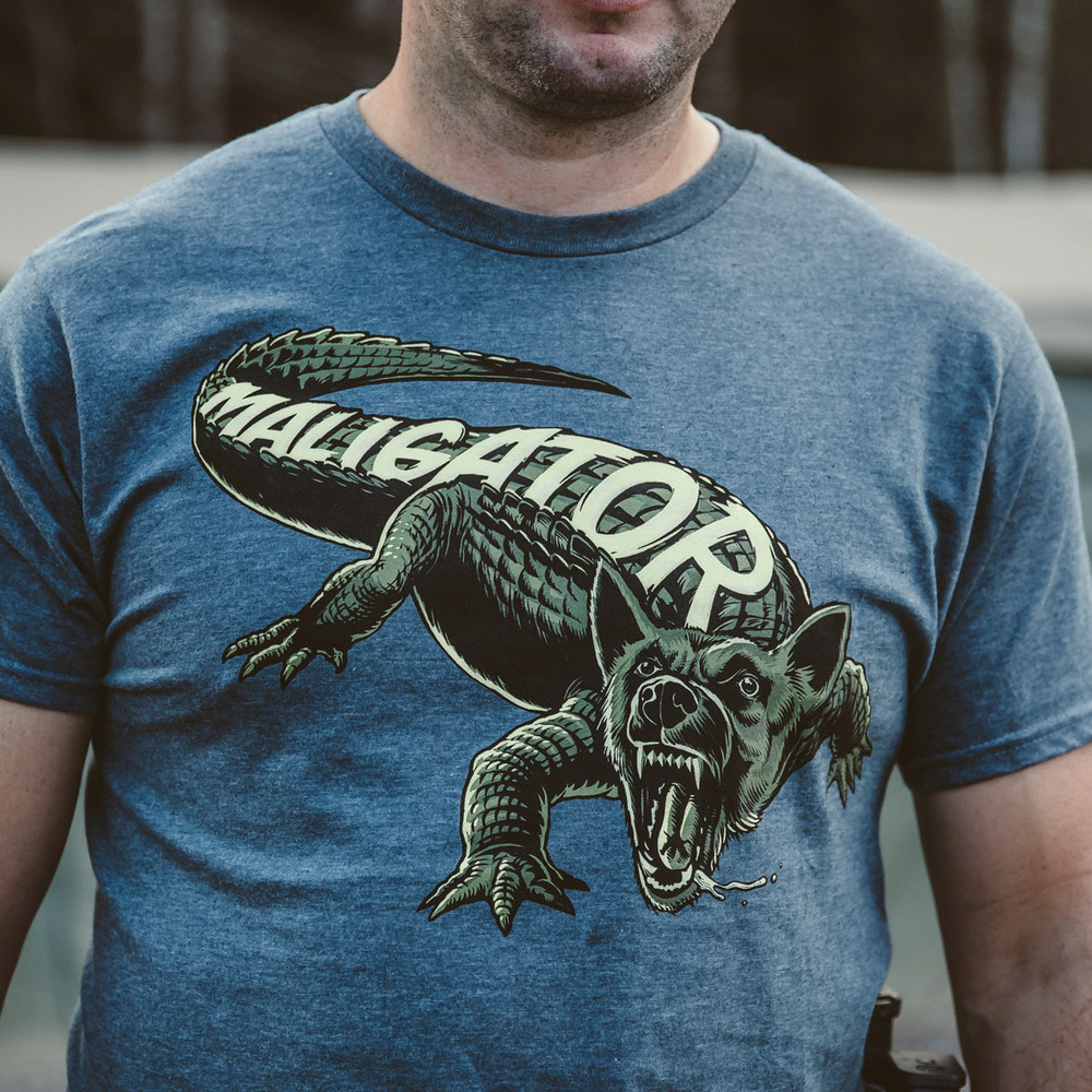 VIKTOS | MALIGATOR TEE | NAVY HEATHER | XL