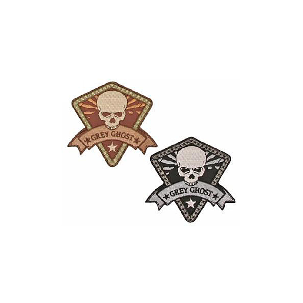 GREY GHOST | Logo Morale Patch | Coyote