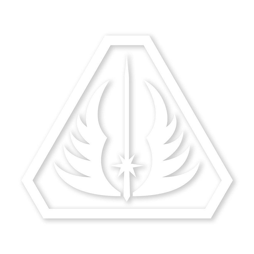 PDW | Gray Knights ProCut Sticker | White