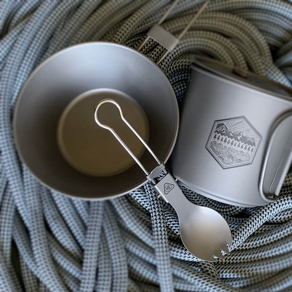 PDW | Ti-Line Folding Spork