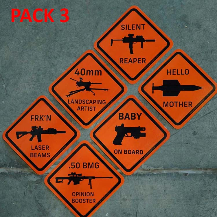 BLACK TRIDENT | DANGER ZONE STICKERS