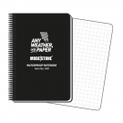 MODESTONE | 210x297 mm Notebook | 50 blad/100 sidor | Svart MODESTONE | 210x297 mm Notebook | 50 blad/100 sidor | Svart