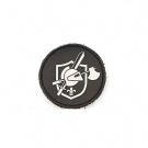 KNIGHT´S | PVC Crest Patch | Black KNIGHT´S | PVC Crest Patch | Black