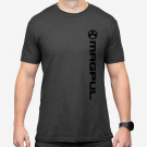 MAGPUL | VERT LOGO COTTON T-SHIRT | CHARCOAL MAGPUL | VERT LOGO COTTON T-SHIRT | CHARCOAL