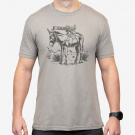 MAGPUL | BURRO COTTON T-SHIRT | SILVER MAGPUL | BURRO COTTON T-SHIRT | SILVER