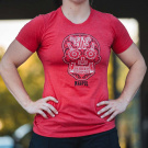 MAGPUL | Women's Sugar Skull Blend T-Shirt | RED HEATHER MAGPUL | Women's Sugar Skull Blend T-Shirt | RED HEATHER