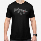 MAGPUL | Blueprint Blend T-Shirt | BLACK MAGPUL | Blueprint Blend T-Shirt | BLACK