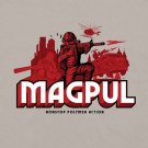 MAGPUL | Nonstop Polymer Action Cotton T-Shirt | SILVER  MAGPUL | Nonstop Polymer Action Cotton T-Shirt | SILVER