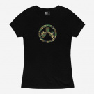 MAGPUL | WOMEN'S WOODLAND CAMO ICON BLEND T-SHIRT | BLACK MAGPUL | WOMEN'S WOODLAND CAMO ICON BLEND T-SHIRT | BLACK