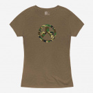 MAGPUL | Women's Woodland Camo Icon Blend T-Shirt | FDE HEATHER  MAGPUL | Women's Woodland Camo Icon Blend T-Shirt | FDE HEATHER