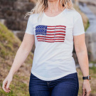MAGPUL | Women's PMAG-Flag Blend T-Shirt | WHITE MAGPUL | Women's PMAG-Flag Blend T-Shirt | WHITE