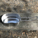 Ståltermos med kokkärl och kompass Ståltermos med kokkärl och kompass