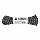 Rothco Nylon Paracord Type III 550 LB 100FT | Svart/Reflex Rothco Nylon Paracord Type III 550 LB 100FT | Svart/Reflex