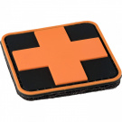 NAR | PVC MEDIC CROSS PATCHES | Orange/Svart NAR | PVC MEDIC CROSS PATCHES | Orange/Svart