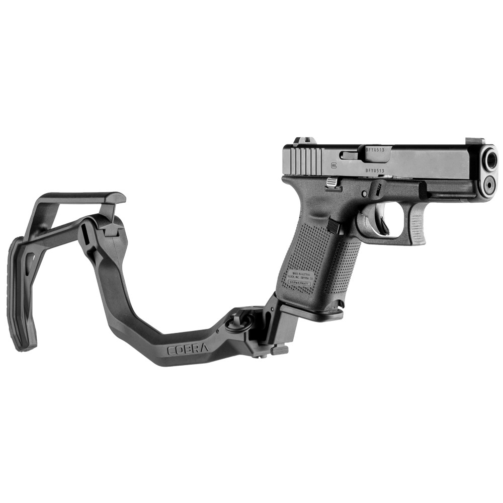 FAB Defense | Cobra - Quick Deployment Folding Glock Stock | Black