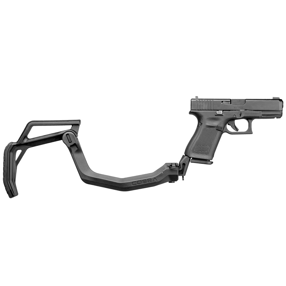 FAB Defense | Cobra - Quick Deployment Folding Glock Stock | Black