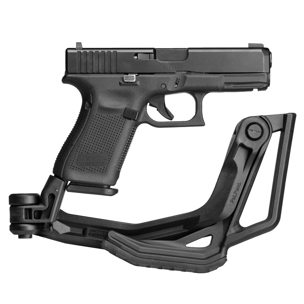 FAB Defense | Cobra - Quick Deployment Folding Glock Stock | Black